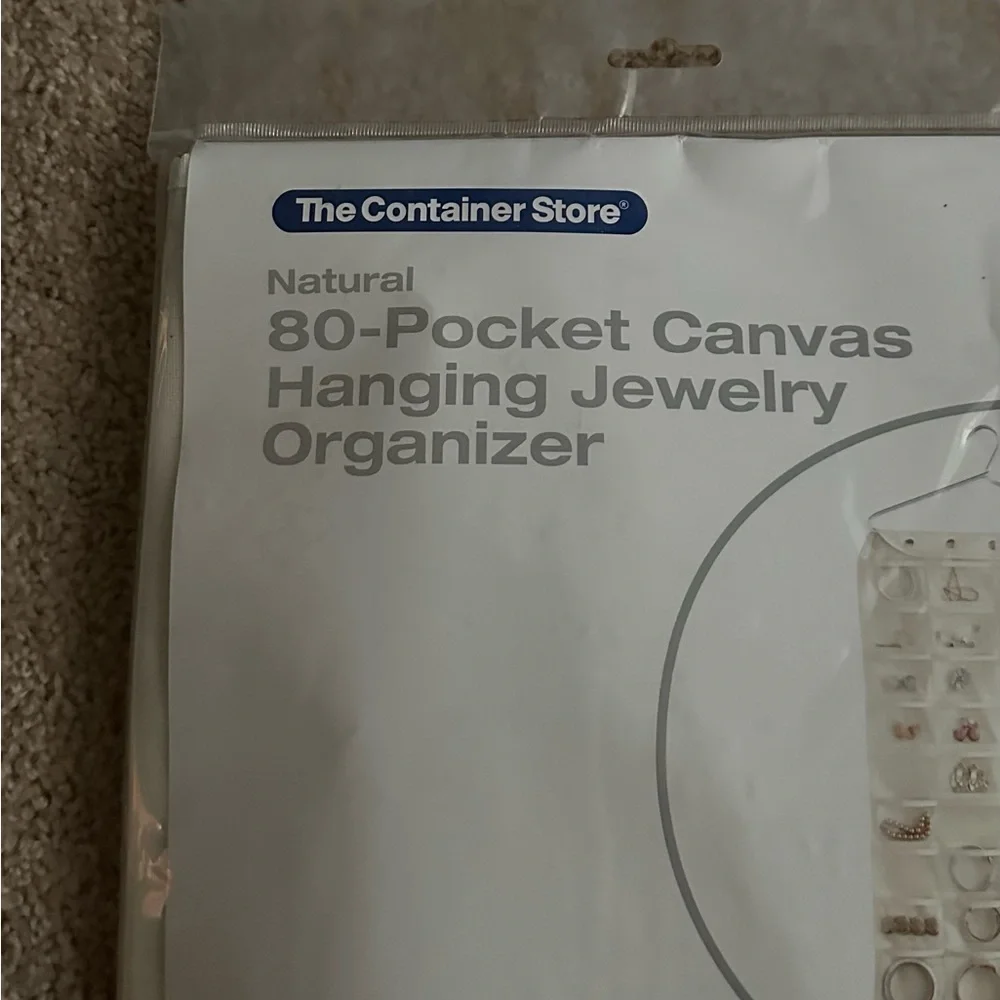 The Container Store Cream Jewelry Organizer